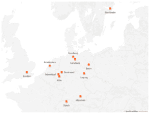 Ankerwechsel: Verkaufsstellen in ganz Europa (Karte)